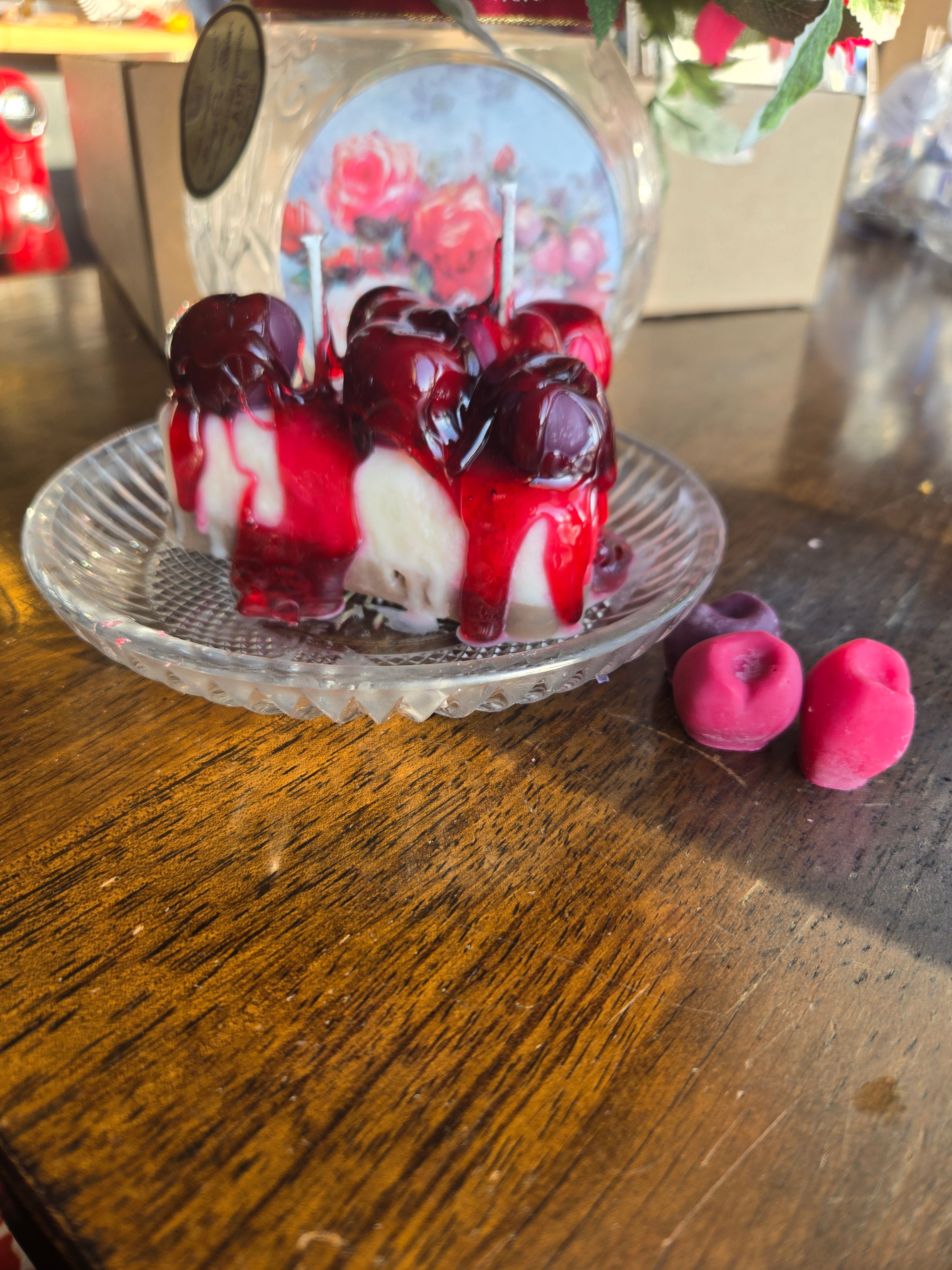 Cherry Cheesecake Slice